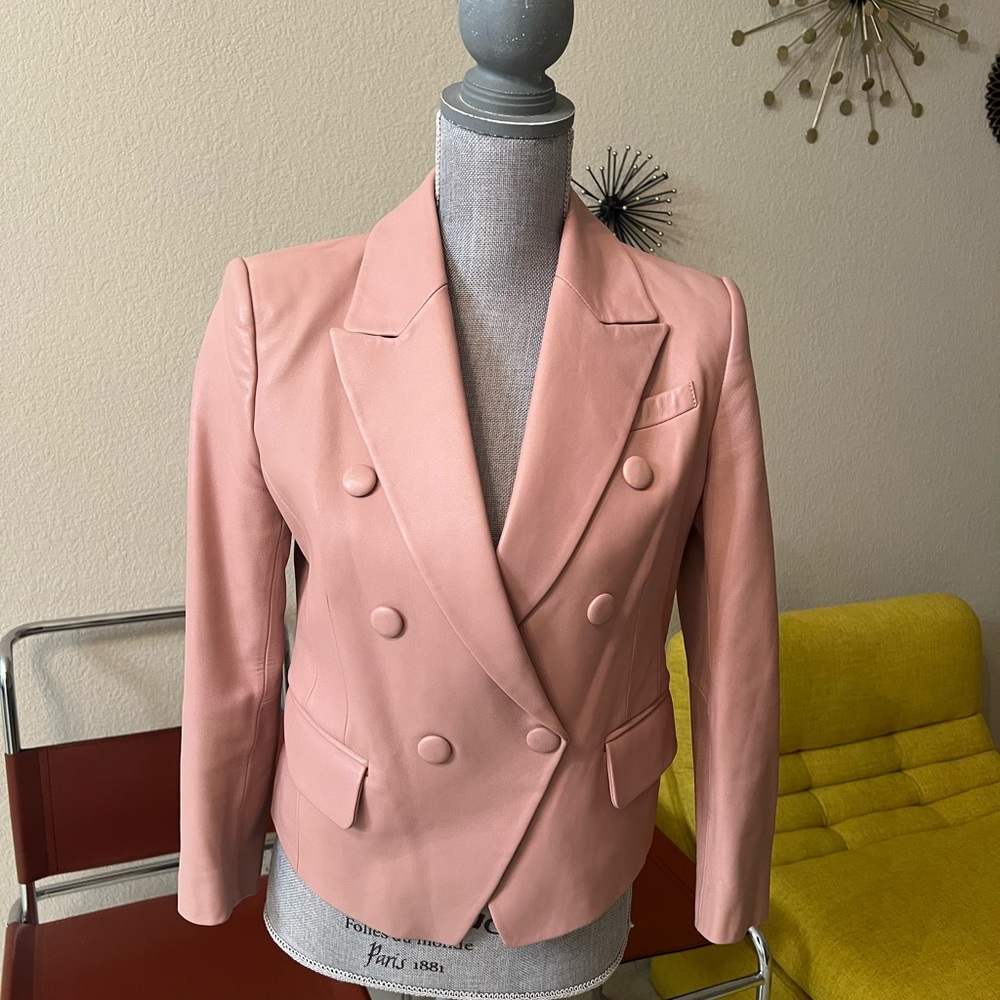 Leather Blazer